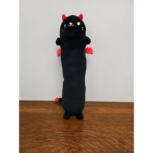 20"  Mewaii Long Black Devil Cat Imp Plush Body Cute Stuffed Animals Soft